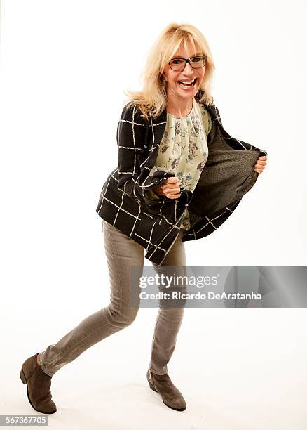 Pamela Shaw , actress in the movie "Lucky Stiff," photographed at the Renaissance Hotel during the 2015 Palm Springs International Film Festival,...