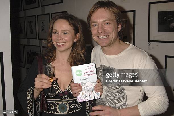 Polly Williams and Jim Treapleton attend The Rise and Fall of Yummy Mummy Book Launch Party at the Proud Gallary on February 2, 2006 in London,...