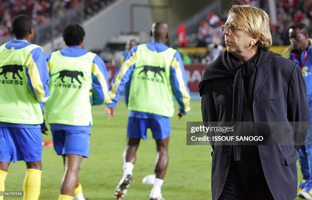 Claude LeRoy, French coach for the Democ