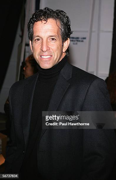 Designer Kenneth Cole poses backstage at the Kenneth Cole Fall 2006 fashion show during Olympus Fashion Week at Bryant Park February 3, 2006 in New...