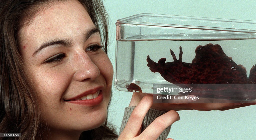 ME.Seaslug.7..0313.CK Carrie Shilyansky, 15 yearold senior from San Marino High, won second place i
