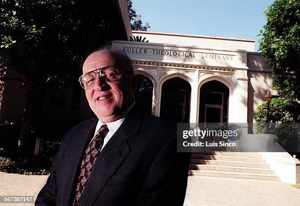 Photo of Richard Mouw, president of Fuller Theological Seminary in Pasadena, which is celebrating its 50th anniversary.