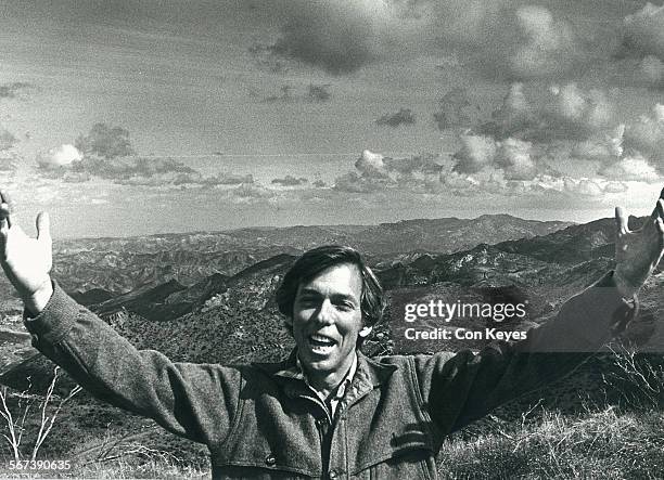 Robert S. Chandler viewing the Santa Monica Mountains in 1979. Chandler, who dealt with complex problems as superintendent of many of the countrys...