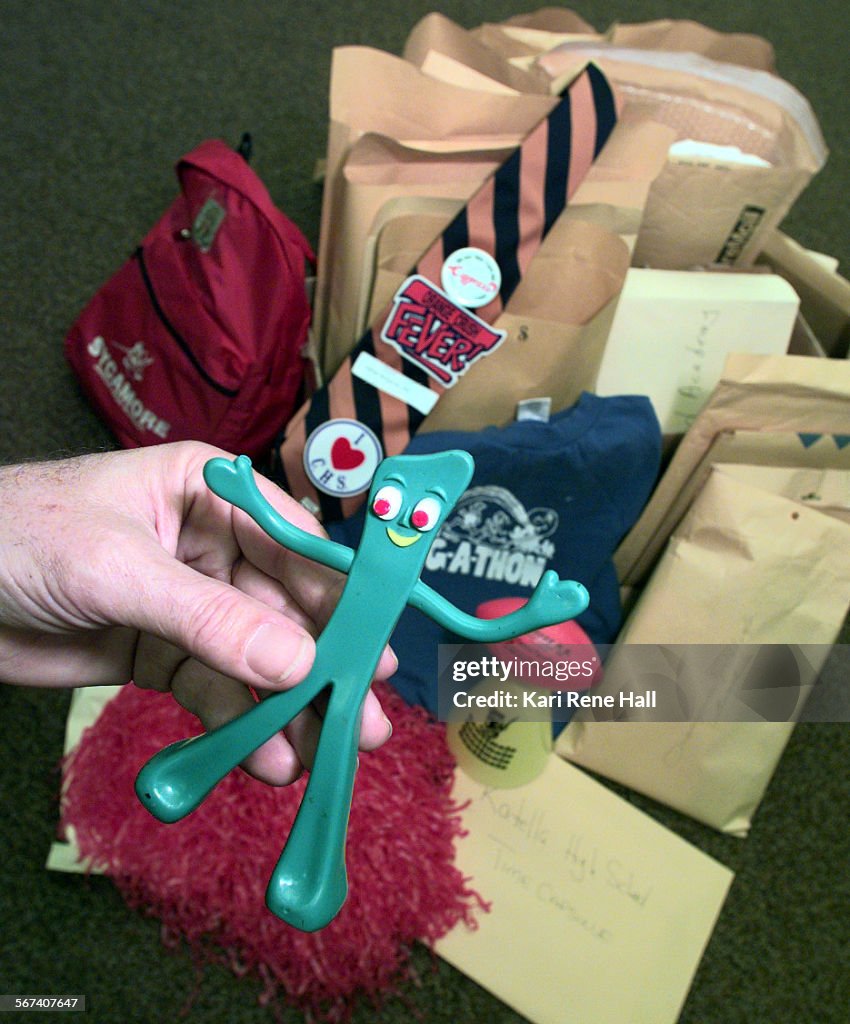 ME.Capsule.gumby.D.101598.KRH––John Holland, publicity director for Anaheim Union High School Distri
