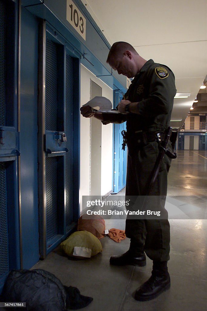 While prisoners were locked down in their cells for the census, a corrections officer (who didn't wa