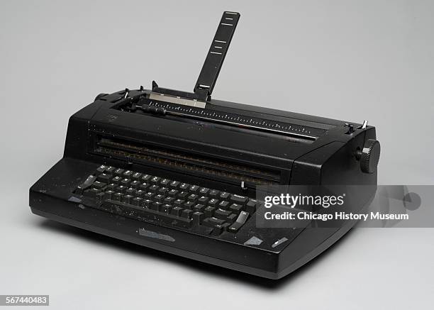 Correcting Selectric IIi typewriter predominantly used by Eppie Lederer as Ann Landers in her home office, 1950.