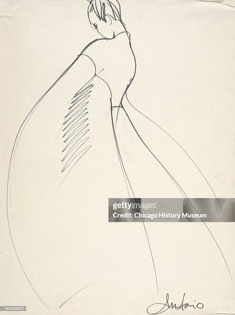 Floor-length evening dress