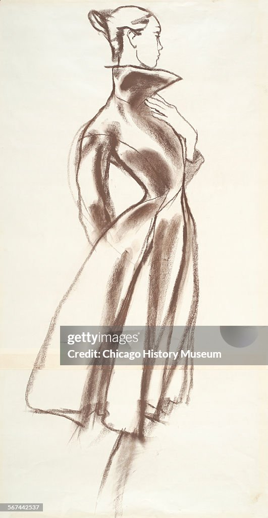 Knee length coat