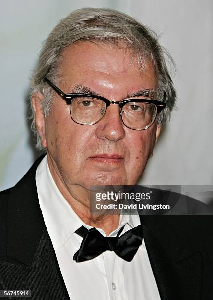Writer Larry McMurtry arrive at the 2006 Writers Guild Awards held at The Hollywood Palladium on February 4, 2006 in Hollywood, California.