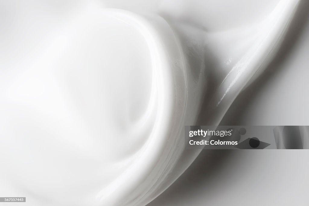 Texture of white cream, texture
