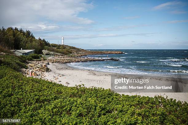 beach at varberg - varberg stock pictures, royalty-free photos & images