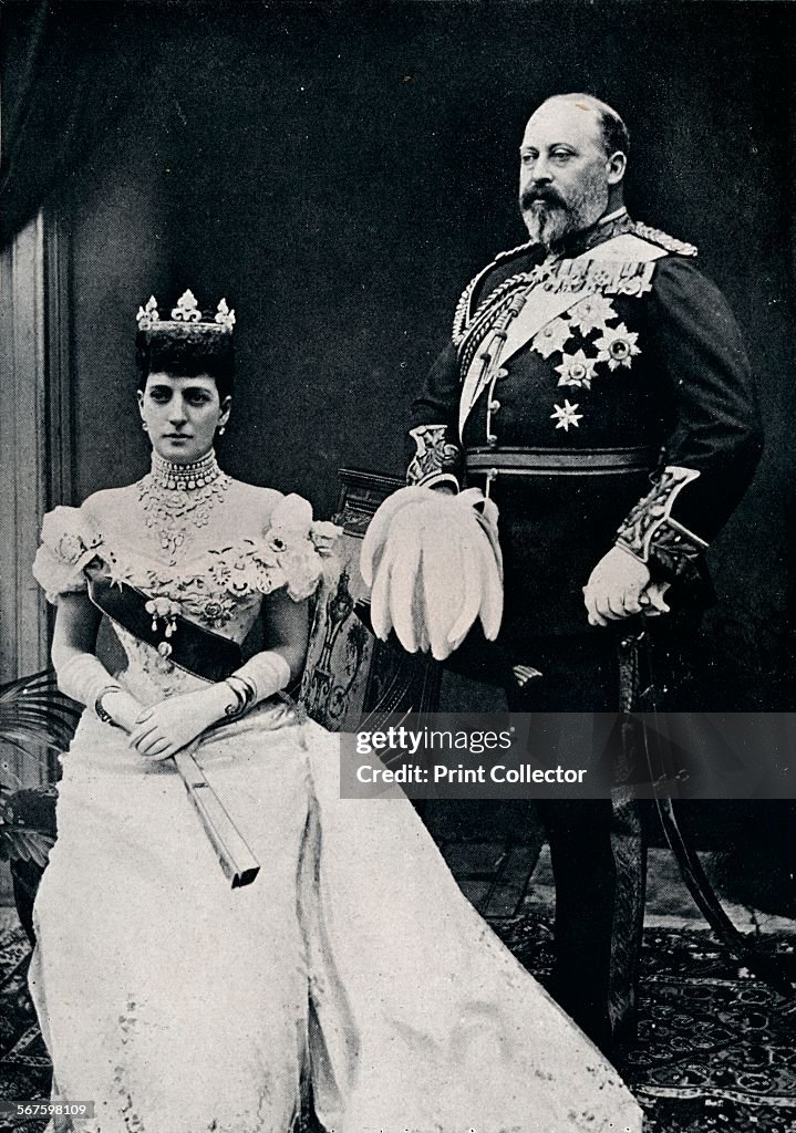 King Edward VII and Queen Alexandra, c1902 (1911)