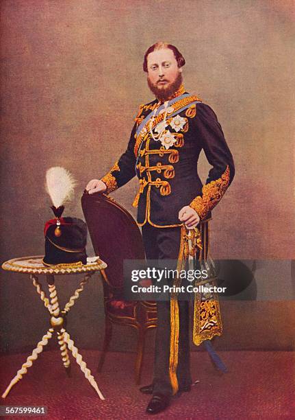 The Prince of Wales as Colonel of the 10th Hussars, c1865 . From Edward VII: His Life and Times, Volume I Edited by Sir Richard Holmes, K.C.V.O.,...