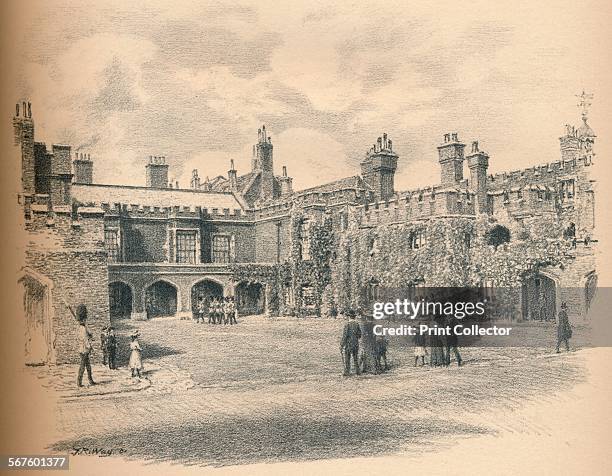 'Friary Court, St James's Palace', 1902. From Ancient Royal Palaces in and Near London. [John Lane, London and New York, 1902].