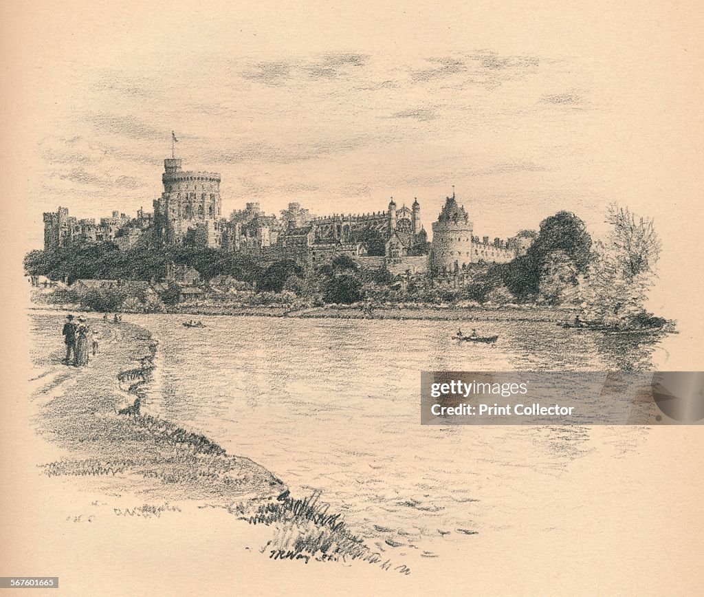 'Windsor Castle From The River', 1902