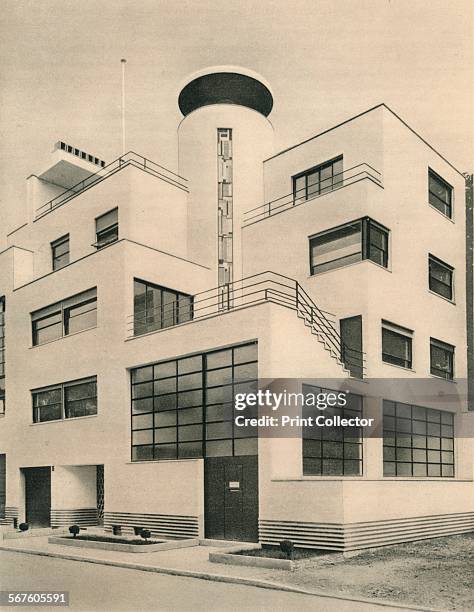 House of M. M. Joel and Jan Martel, scupltors, Rue Mallet-Stevens, Auteuil', c1927. Villa des Frères Martel by Robert Mallet-Stevens . From The...