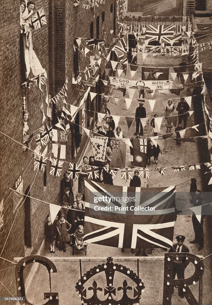 'Blackfriars, London, decoarted for King George VI's coronation', 1937