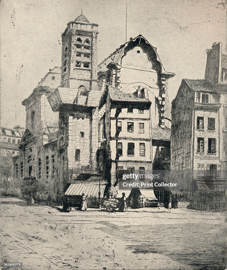 'Church of St Nicholas-du-Chardonnet', 1915