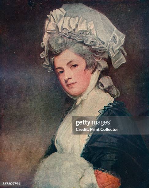 'Mrs Mary Robinson', 1780-1781. Painting held in The Wallace Collection, London. From The British Genius, by Haldane MacFall. [T. C. And E. C. Jack,...