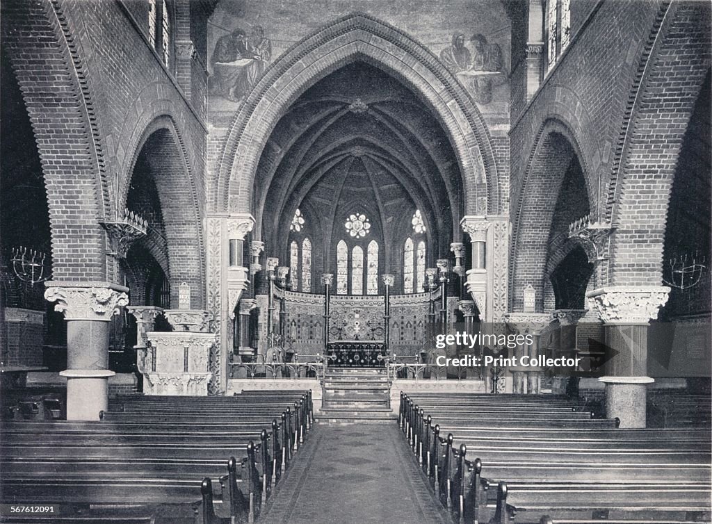 'Interior of St. James the Less, Westminster', c1903