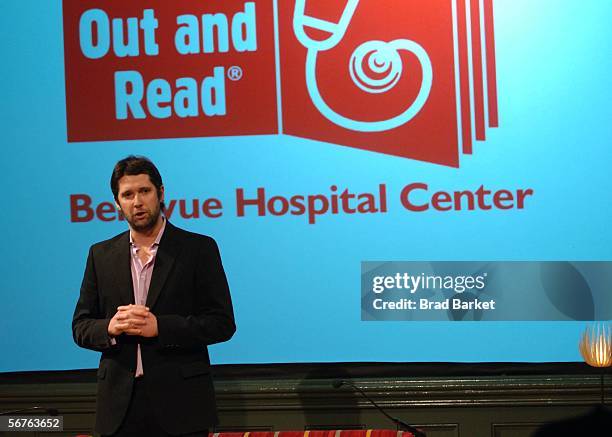 Bart Freundlich hosts the Children of Bellevue's Reach Out and Read 10th Anniversary Celebration at the Great Hall of The Cooper Union on February...
