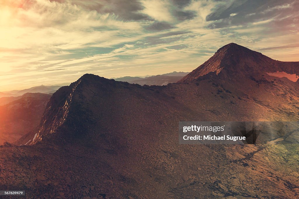 Aerial view of Desolation Wilderness State Park.