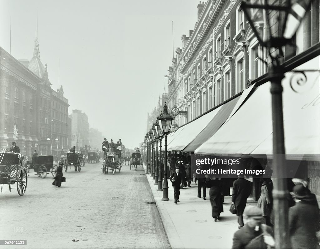 Pedestrians Outside Dh Evans, Oxford Street, London, 1903