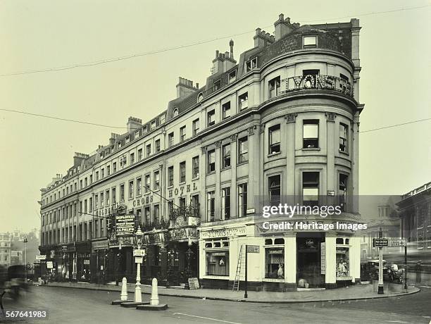 Lyons Corner House & Golden Cross Hotel, 450-460 Strand, London, September 1930.
