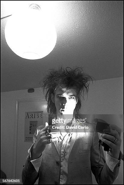 Nick Cave in Kilburn, London 15 July 1982.