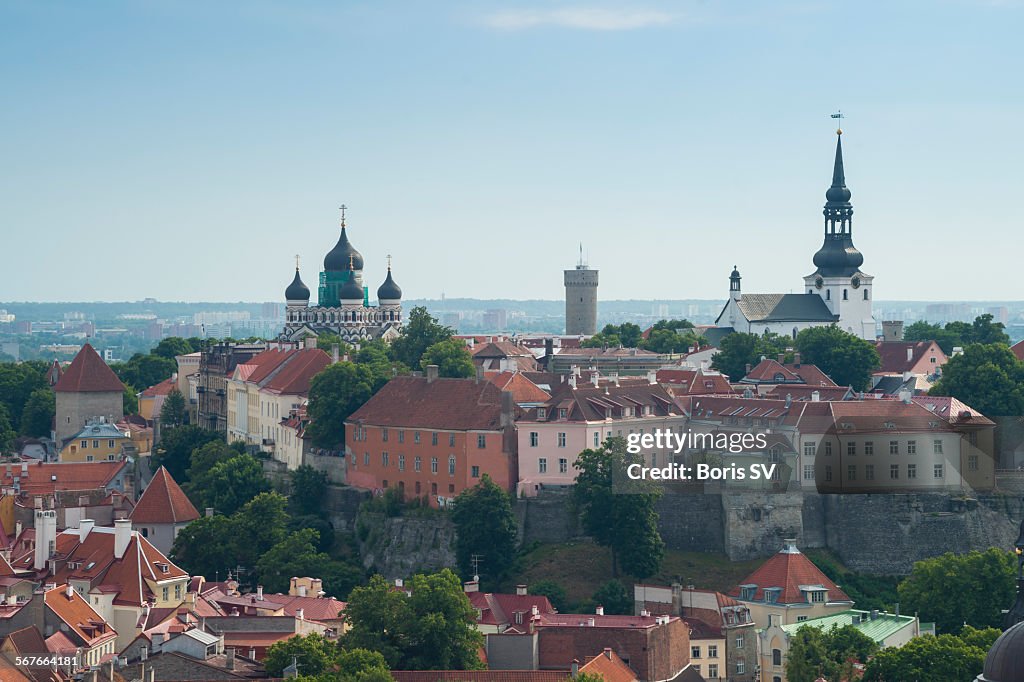 View of the old Tallinn