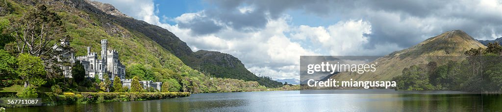 Kylemore Abbey panorama