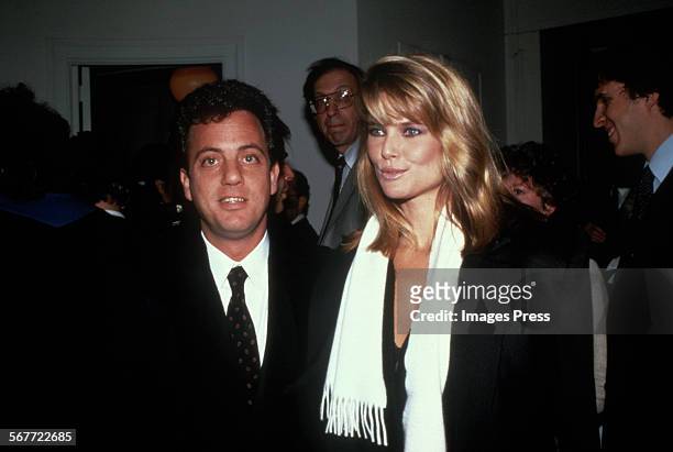 Billy Joel and Christie Brinkley circa 1983 in New York City.