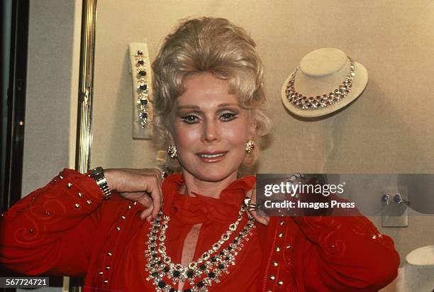 Eva Gabor circa 1980 in New York City.