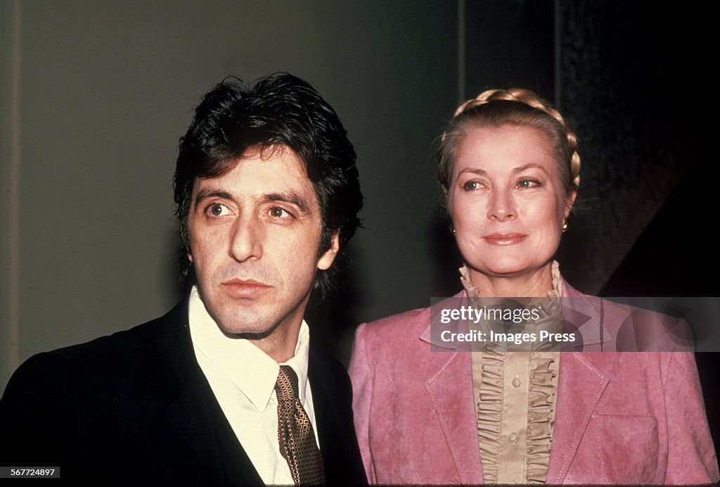 Al Pacino and Grace Kelly...