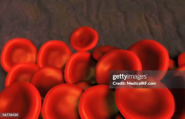 a group of red blood cells. - t cell stock illustrations