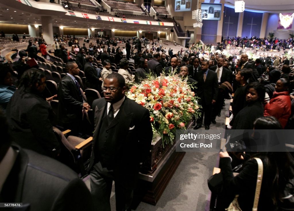 Funeral Held For Coretta Scott King