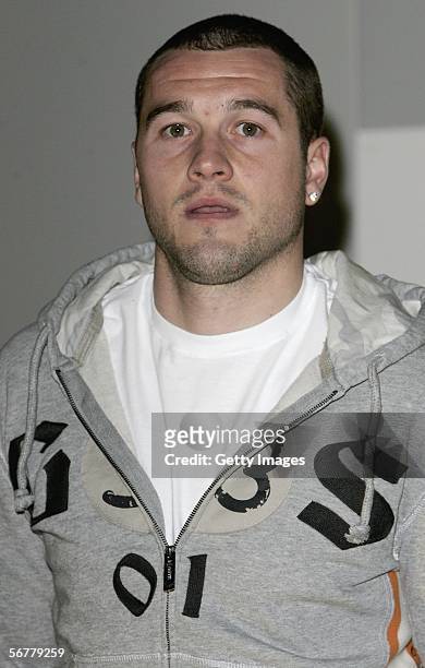 Paul Robinson arrives at the launch of Nike's 'Joga Bonito' at the Truman Brewery on February 7, 2006 in London, England. Wayne Rooney, Rio...