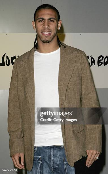 Anton Ferdinand arrives at the launch of Nike's 'Joga Bonito' at the Truman Brewery on February 7, 2006 in London, England. Wayne Rooney, Rio...