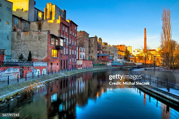 mill island - bydgoszcz stockfoto's en -beelden