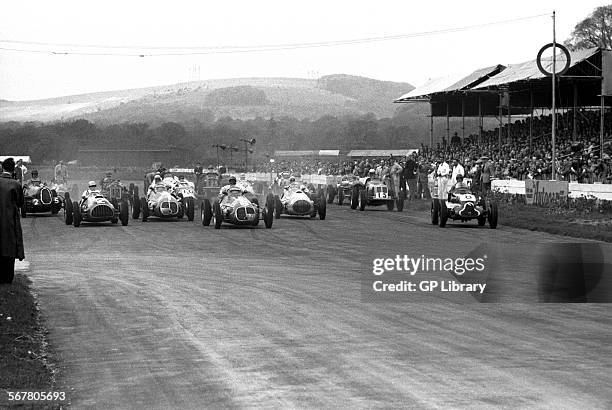 The start of Festival of Britain Trophy race at Goodwood, England 1951.