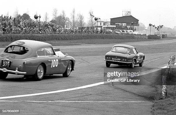 Aston Martin DB2 Mk111 competing in the Goodwood 100, England 1960.