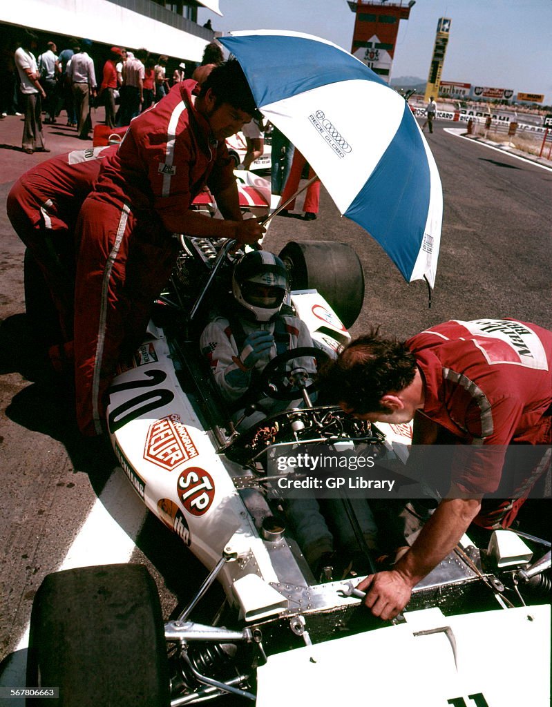 Jean-Pierre Beltoise in a BRM P160.