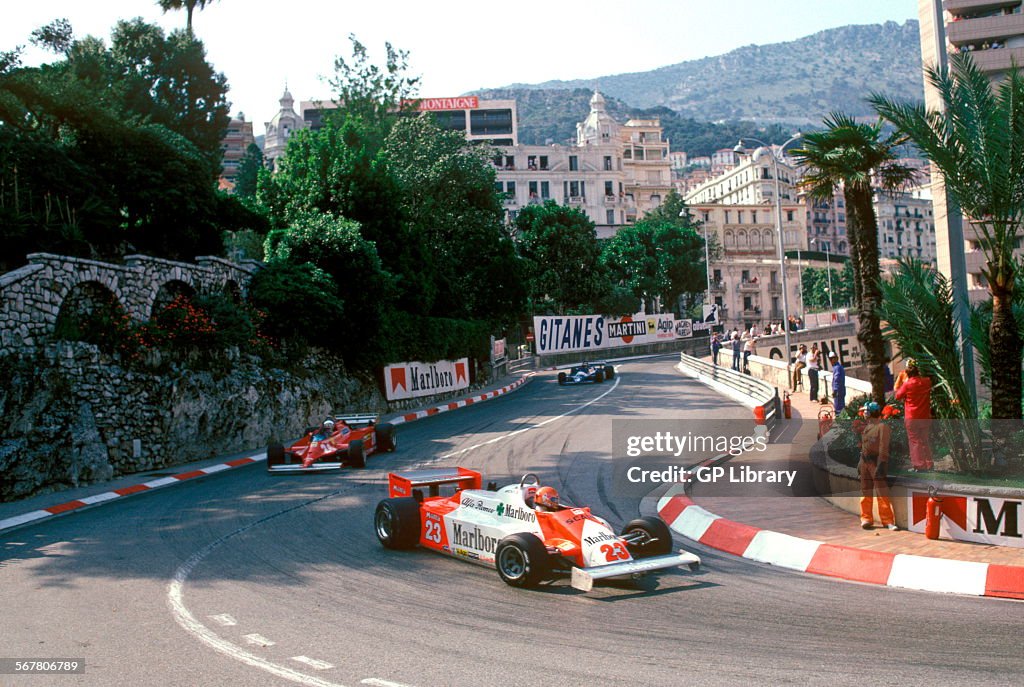 Bruno Giacomelli in an Alfa Romeo 179.