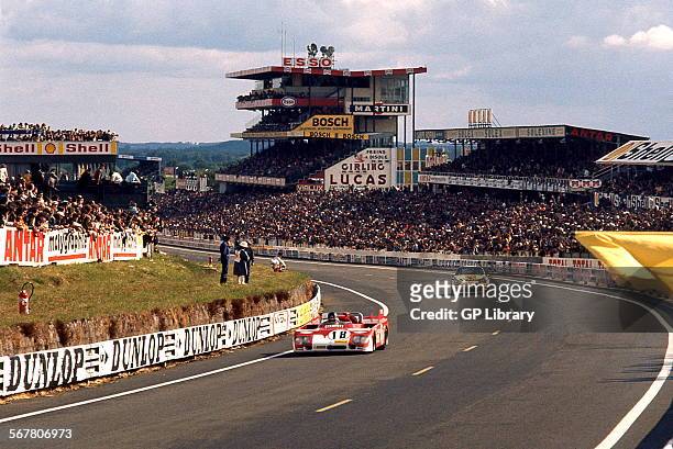 Andrea de Adamich-Nino Vaccarella's Alfa Romeo T33-TT-3, finished 4th at Le Mans, France, 11 June 1972.