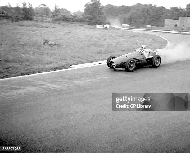 Reg Parnell in his Ferrari, 1954.