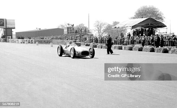 Raymond Mays BRM V16 demo lap, British GP, Silverstone, 1950.