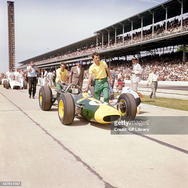 Laterally reversed. Indianapolis 500 in 1964.