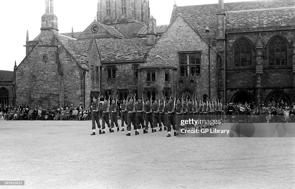 A passing out parade.