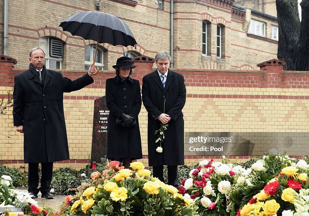 Justus Rau Christina Rau, widow of late German President Johannes Rau, and Klaus ...