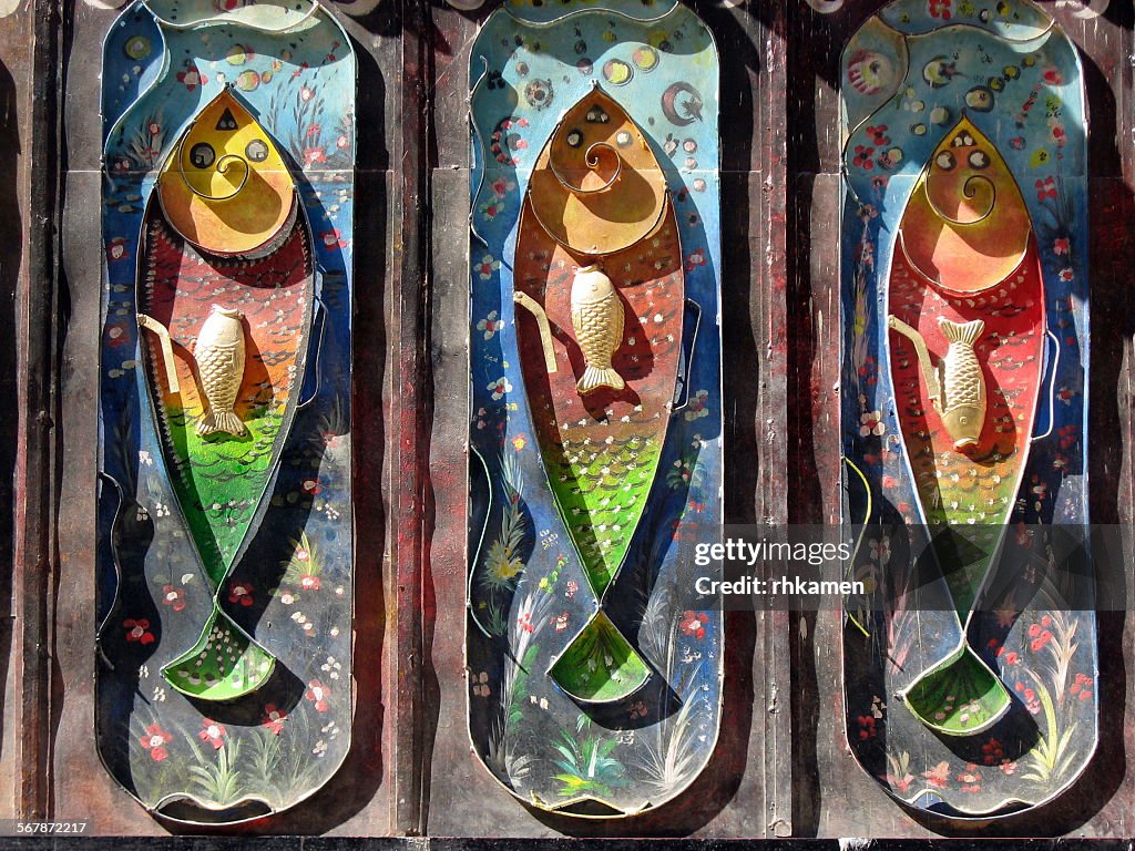 Fish shop, Aswan, Egypt